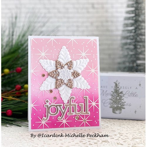 Simon Says Stamp! Simon Says Stamp Embossing Folder And Dies BILLOW SNOWFLAKE sfd306 Holiday Sparkle