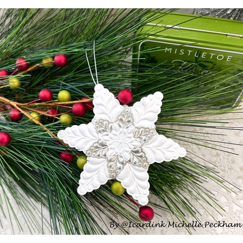 Simon Says Stamp! Simon Says Stamp Embossing Folder And Dies BILLOW SNOWFLAKE sfd306 Holiday Sparkle