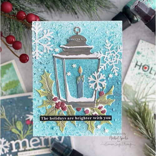 Simon Says Stamp! Simon Says Stamp Embossing Folder And Dies ANTIQUE LAMP sfd301 Holiday Sparkle | color-code:ALT01