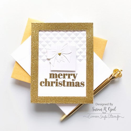Simon Says Stamp! Simon Says Stamp Embossing Folder And Dies GIFTED HOLIDAY sfd310 Holiday Sparkle