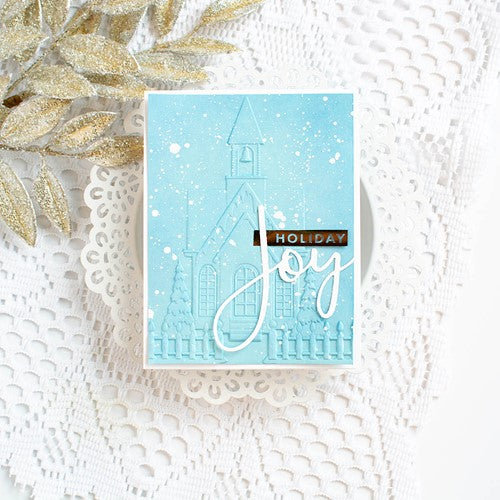 Simon Says Stamp! Simon Says Stamp Embossing Folder And Dies COUNTRY CHURCH sfd307 Holiday Sparkle | color-code:ALT4
