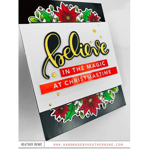 Simon Says Stamp! Simon Says Stamp BELIEVE Hot Foil Plate ssfp009 Holiday Sparkle | color-code:ALT0