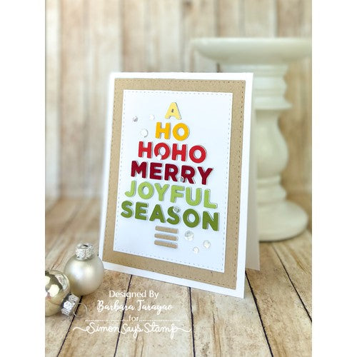 Simon Says Stamp! CZ Design Wafer Dies HOLIDAY STACK czd182 Holiday Sparkle