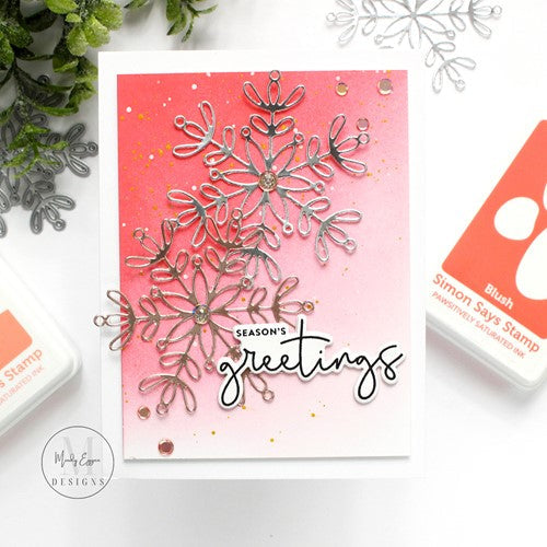 Simon Says Stamp! Simon Says Stamp AMELIA SNOWFLAKE Wafer Die sssd112701 Holiday Sparkle | color-code:ALT2