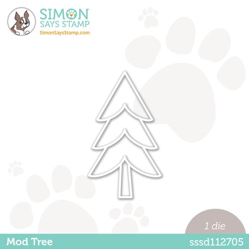 Simon Says Stamp! Simon Says Stamp MOD TREE Wafer Die sssd112705 Holiday Sparkle