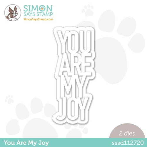 Simon Says Stamp! Simon Says Stamp YOU ARE MY JOY Wafer Dies sssd112720 Holiday Sparkle