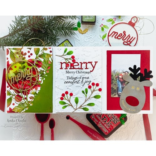Simon Says Stamp! Simon Says Stamp FOREST GREENERY BORDER Wafer Die s827 Holiday Sparkle | color-code:ALT2