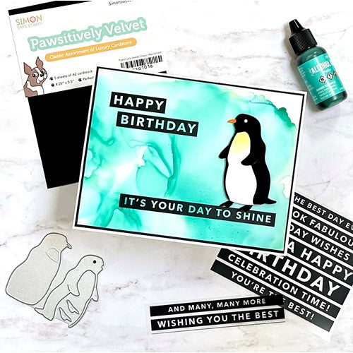 Simon Says Stamp! Simon Says Stamp LAYERED CHEERY PENGUIN Wafer Dies s828 Holiday Sparkle | color-code:ALT0