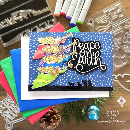 Simon Says Stamp! Simon Says Clear Stamps HOLIDAY HORIZON sss202512c Holiday Sparkle