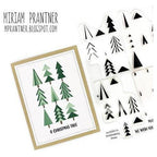 Simon Says Stamp! Simon Says Clear Stamps PRINTMAKING PINES sss202613c Holiday Sparkle | color-code:ALT0