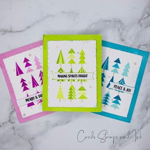 Simon Says Stamp! Simon Says Clear Stamps PRINTMAKING PINES sss202613c Holiday Sparkle | color-code:ALT1