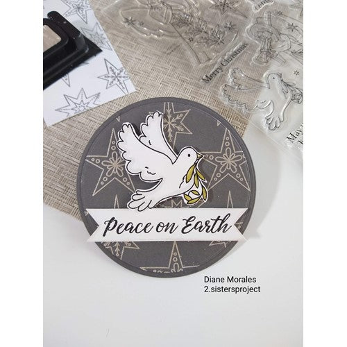 Simon Says Stamp! Simon Says Stamps and Dies PEACE ON EARTH set585pe Holiday Sparkle | color-code:ALT31