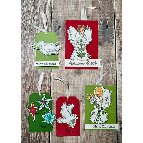 Simon Says Stamp! Simon Says Stamps and Dies PEACE ON EARTH set585pe Holiday Sparkle