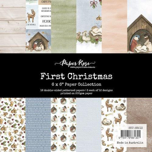 Simon Says Stamp! Paper Rose FIRST CHRISTMAS 6x6 Paper 28213