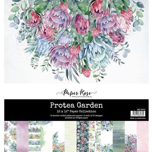Simon Says Stamp! Paper Rose PROTEA GARDEN 12x12 Paper 28051