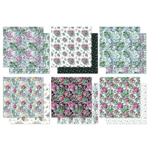 Simon Says Stamp! Paper Rose PROTEA GARDEN PATTERNS 6x6 Paper 28099