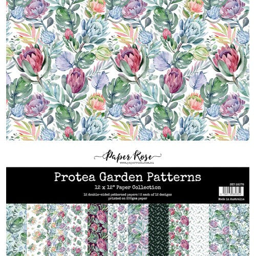 Simon Says Stamp! Paper Rose PROTEA GARDEN PATTERNS 12x12 Paper 28078