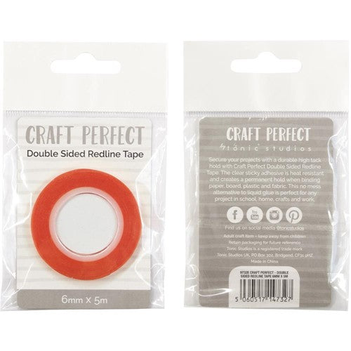 Simon Says Stamp! Tonic 6MM x 5M DOUBLE SIDED REDLINE TAPE Craft Perfect 9732e