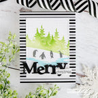 Simon Says Stamp! Whimsy Stamps WINTER WONDERLAND Stencil WSS138