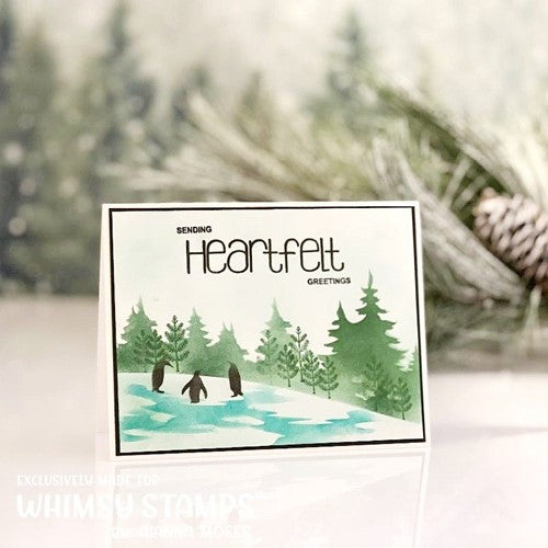 Simon Says Stamp! Whimsy Stamps WINTER WONDERLAND Stencil WSS138