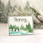 Simon Says Stamp! Whimsy Stamps WINTER WONDERLAND Stencil WSS138