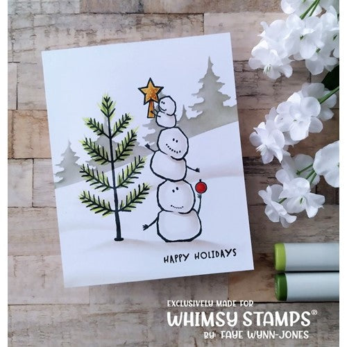 Simon Says Stamp! Whimsy Stamps WINTER WONDERLAND Stencil WSS138