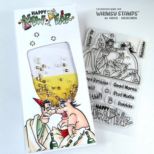 Simon Says Stamp! Whimsy Stamps WHAT THE Clear Stamps CWSD439