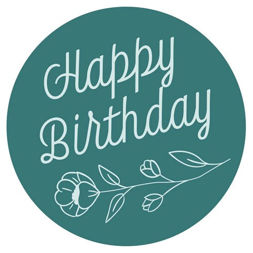 Simon Says Stamp! WS-016 Spellbinders SWEET HAPPY BIRTHDAY Brass Wax Seal Stamp