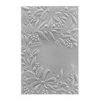 Simon Says Stamp! E3D-041 Spellbinders HOLIDAY FLORAL SWAG 3D Embossing Folder