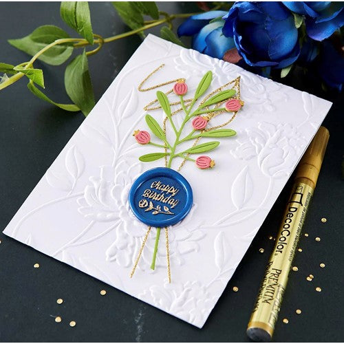 Simon Says Stamp! S4-1212 Spellbinders SEALED SQUIGGLES Etched Dies