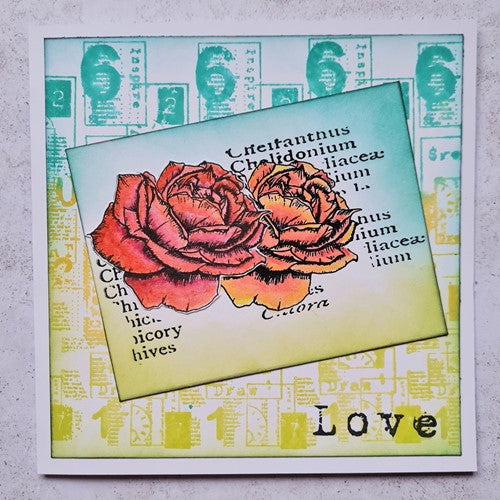 Simon Says Stamp! AALL & Create SENT WITH LOVE A5 Clear Stamps aall831