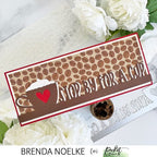 Simon Says Stamp! Picket Fence Studios SLIM LINE THE BEST BEAN IN TOWN Layering Stencils sc344