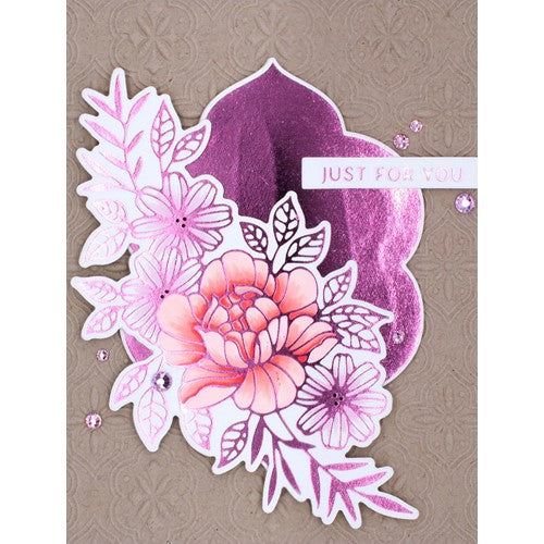 Simon Says Stamp! GLP-366 Spellbinders JUST FOR YOU Glimmer Hot Foil Plate and Die Set