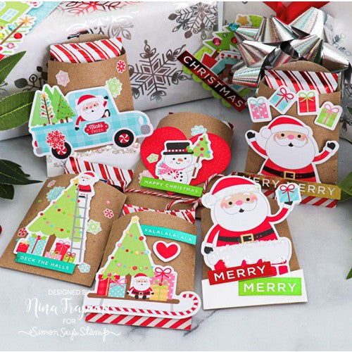 Simon Says Stamp! Doodlebug CANDY CANE LANE ODDS AND ENDS Ephemera Die Cut Shapes 7923 | color-code:ALT1