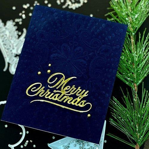 Simon Says Stamp! Simon Says Stamp FLOURISHED MERRY CHRISTMAS Wafer Dies sssd112761 DieCember