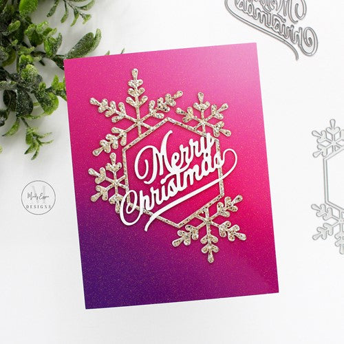 Simon Says Stamp! Simon Says Stamp FLOURISHED MERRY CHRISTMAS Wafer Dies sssd112761 DieCember | color-code:ALT2
