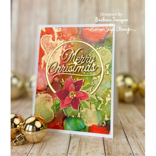 Simon Says Stamp! Simon Says Stamp FLOURISHED MERRY CHRISTMAS Wafer Dies sssd112761 DieCember | color-code:ALT5