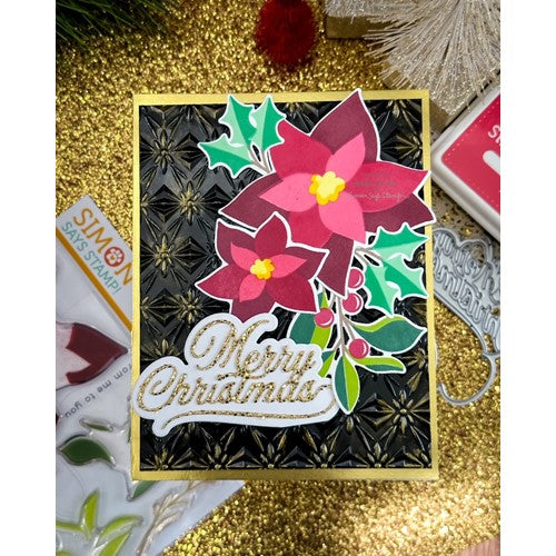 Simon Says Stamp! Simon Says Stamp FLOURISHED MERRY CHRISTMAS Wafer Dies sssd112761 DieCember | color-code:ALT91