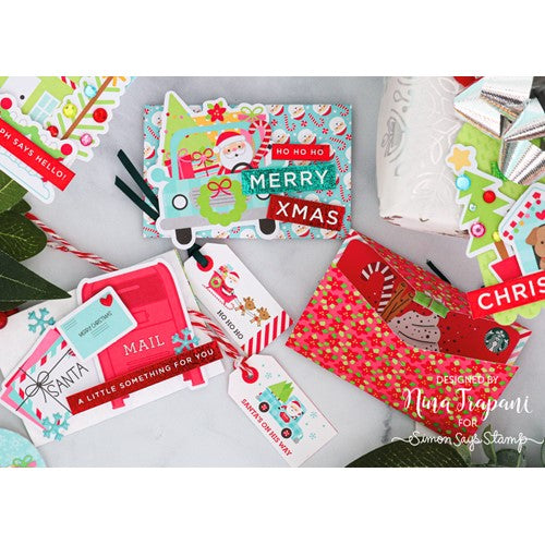 Simon Says Stamp! Doodlebug CANDY CANE LANE PUFFY ICONS Stickers 7916