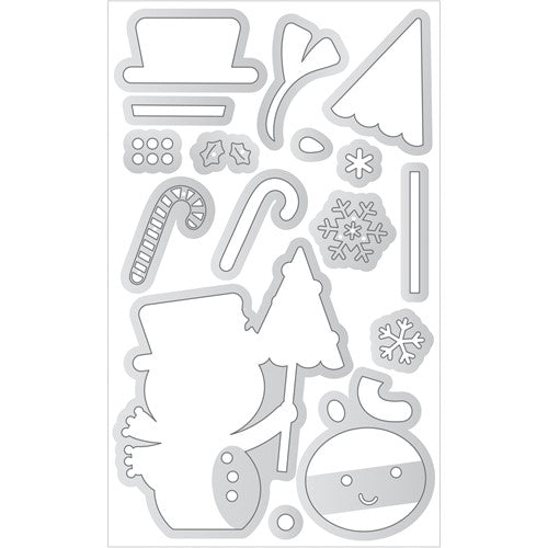 Simon Says Stamp! Doodlebug SNOW CUTE Doodle Die Cuts 7922