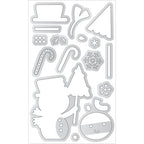 Simon Says Stamp! Doodlebug SNOW CUTE Doodle Die Cuts 7922