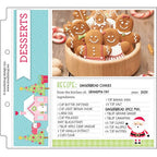 Simon Says Stamp! Doodlebug RECIPE CARDS Candy Cane Lane 7929