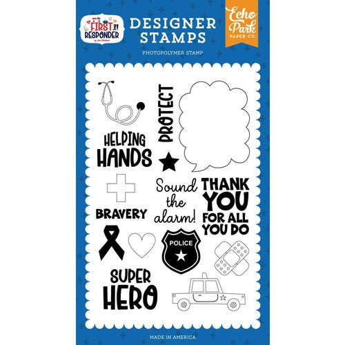 Simon Says Stamp! Echo Park HELPING HANDS Clear Stamps fr295045