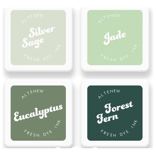 Simon Says Stamp! Altenew FROSTED FOLIAGE Fresh Dye Ink Mini Cubes Bundle ALT6934