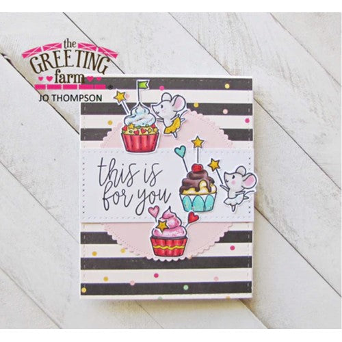Simon Says Stamp! The Greeting Farm HAPPY BIRTHDAY MOUSE Clear Stamps tgf644 | color-code:ALT4