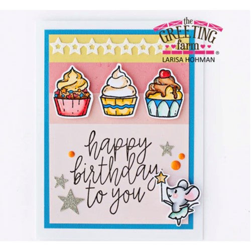 Simon Says Stamp! The Greeting Farm HAPPY BIRTHDAY MOUSE Clear Stamps tgf644 | color-code:ALT5