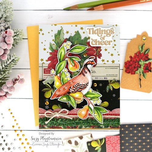 Simon Says Stamp! Simon Says Clear Stamps FESTIVE FEATHERED FRIENDS sss202626c | color-code:ALT0