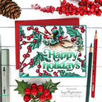 Simon Says Stamp! Simon Says Clear Stamps FESTIVE FEATHERED FRIENDS sss202626c | color-code:ALT02