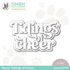 Simon Says Stamp! Simon Says Stamp FANCY TIDINGS OF CHEER Wafer Dies sssd112757