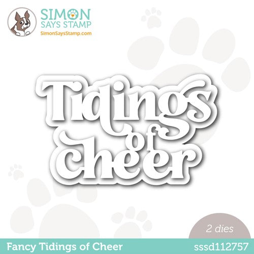 Simon Says Stamp! Simon Says Stamp FANCY TIDINGS OF CHEER Wafer Dies sssd112757
